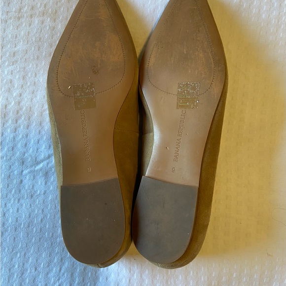Banana Republic Tan Ballet Flats Size 9 - Picture 3 of 4